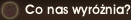 Co nas wyr�nia ?